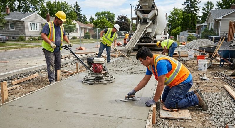 Cement Pouring Service in Kalamazoo County, MI