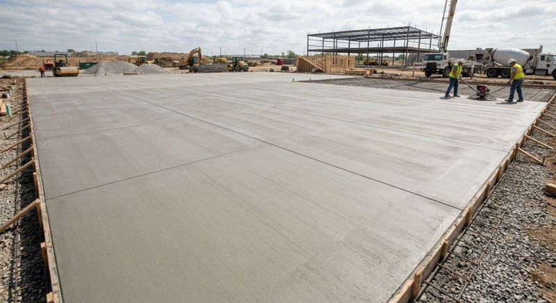 Commercial Slab Installation in Lawton, MI