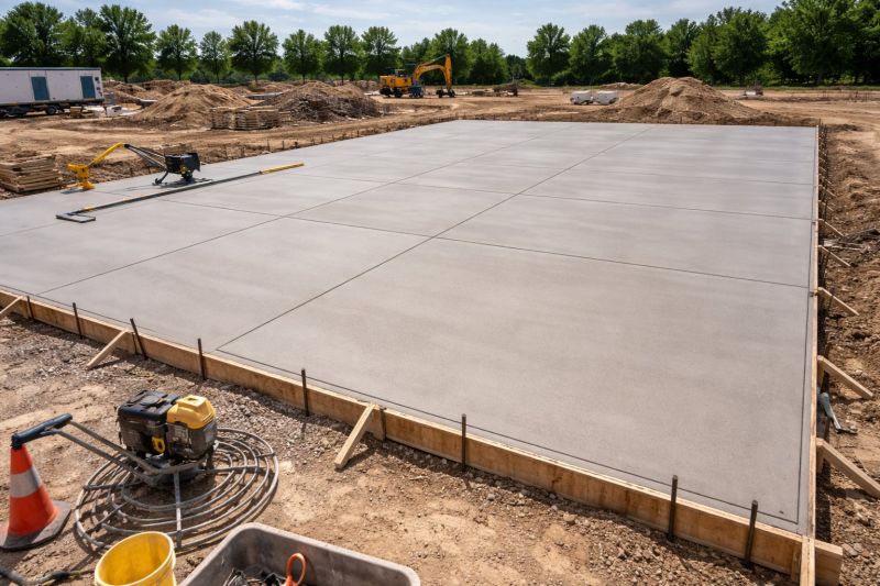 Commercial Slab Installation in Three Rivers, MI
