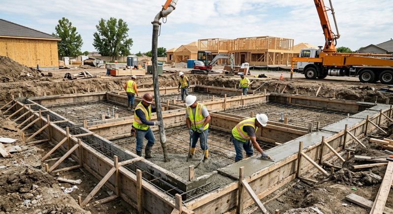 Concrete Foundation Installation in Union City, MI