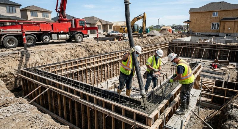 Foundation Wall Pouring in Calhoun County, MI