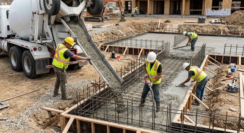 Foundation Wall Pouring in Paw Paw, MI