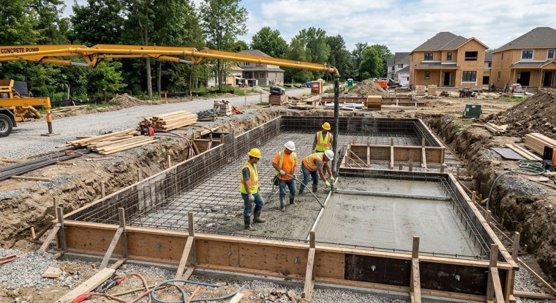 Home Foundation Installation in Colon, MI