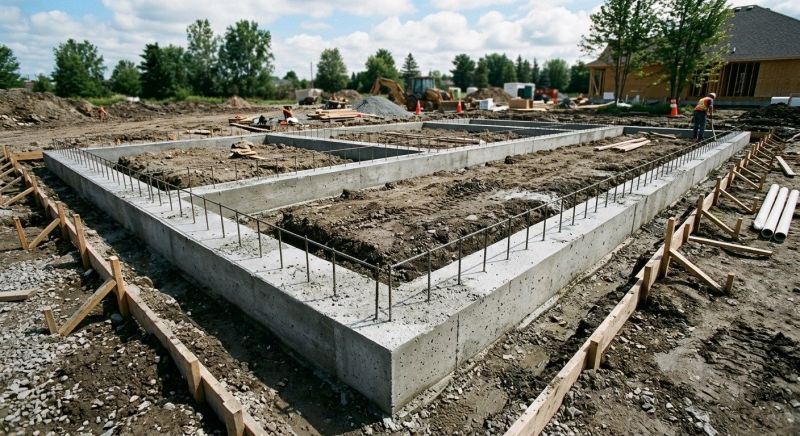 House Footing Construction in Kalamazoo County, MI